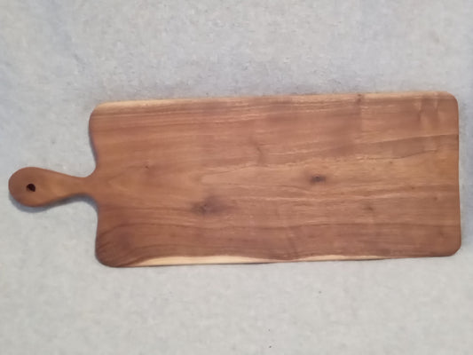 Large Black Walnut Charcuterie Board with contrast edge