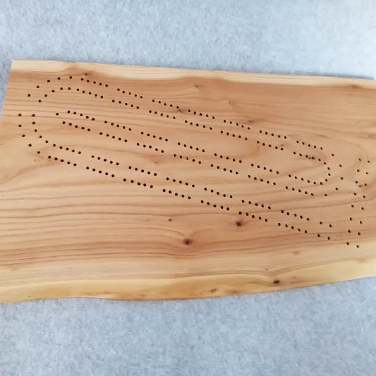 Crooked Cribbage board